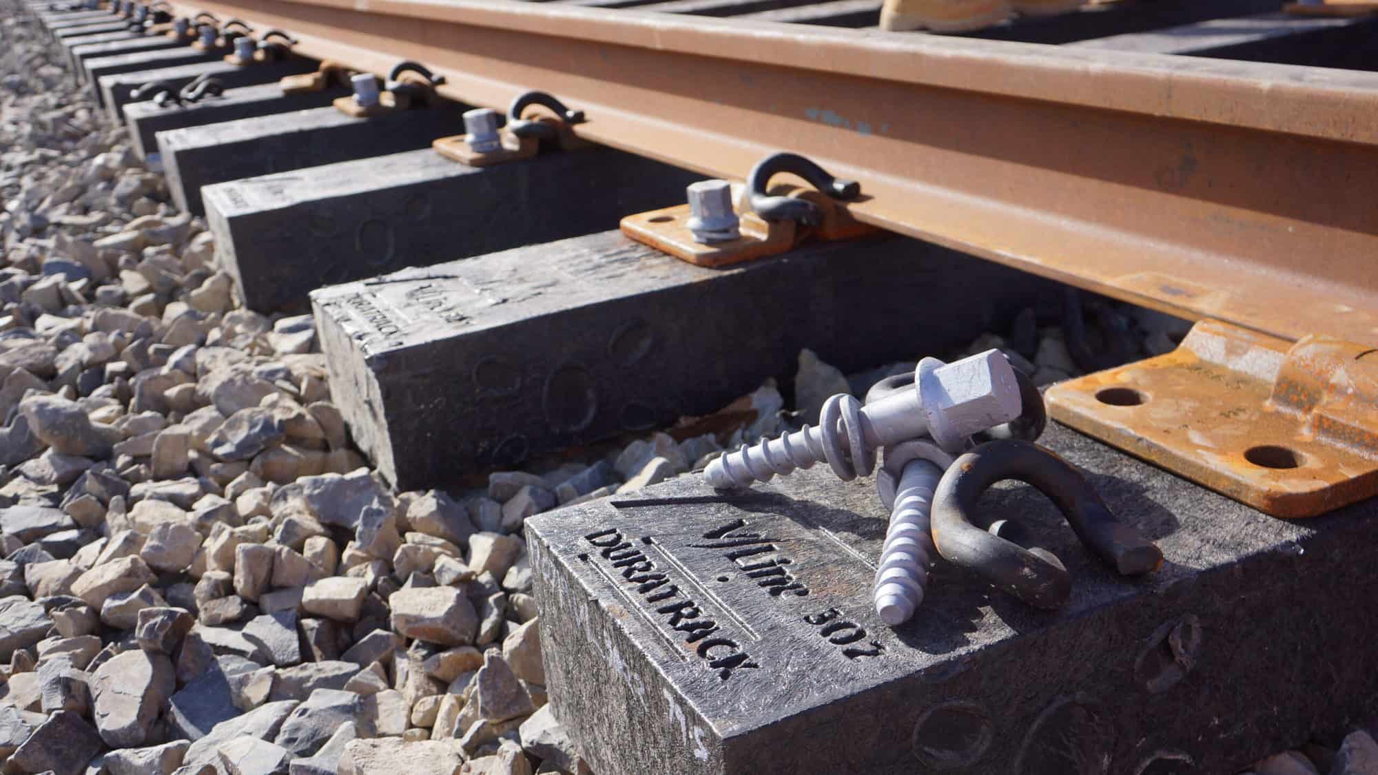 Duratrack railway sleepers provide sustainable alternative - ADAPT